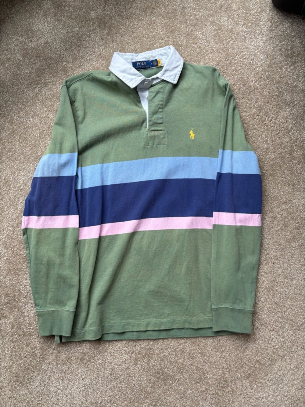 Ralph Lauren Green Rugby Shirt